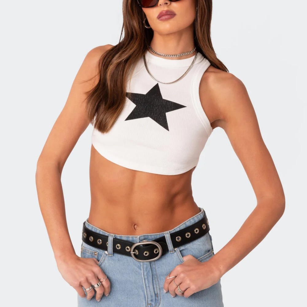 Star tank top, size M.